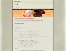 Tablet Screenshot of ericfortune.com